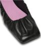 Balmain Eden ballet flats in gerimpeld lamsvacht Black Dames - Thumbnail 6