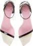 Balmain Eden sandalen in tweekleurig leer Black Dames - Thumbnail 6