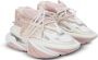 Balmain Eenhoorn lage trainers in neopreen en kalfsleer Beige Dames - Thumbnail 3