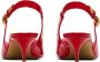 Balmain Eva kitten slingbacks in lakleer Red Dames - Thumbnail 5