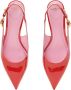 Balmain Eva kitten slingbacks in lakleer Red Dames - Thumbnail 6