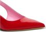 Balmain Eva kitten slingbacks in lakleer Red Dames - Thumbnail 8