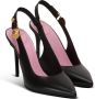 Balmain Eva slingbacks in kalfsleer Black Dames - Thumbnail 6