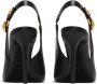 Balmain Eva slingbacks in kalfsleer Black Dames - Thumbnail 8