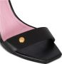 Balmain Gehakte Eva-sandalen in kalfsleer Black Dames - Thumbnail 7