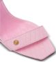 Balmain Gehakte Eva sandalen in kalfsleer Pink Dames - Thumbnail 6