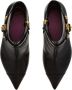 Balmain Zwarte Enkellaarzen met Leeuwenmunt Hardware Black Dames - Thumbnail 5