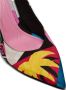 Balmain Hakken Ruby slingbacks in bedrukte satijn Multicolor Dames - Thumbnail 7