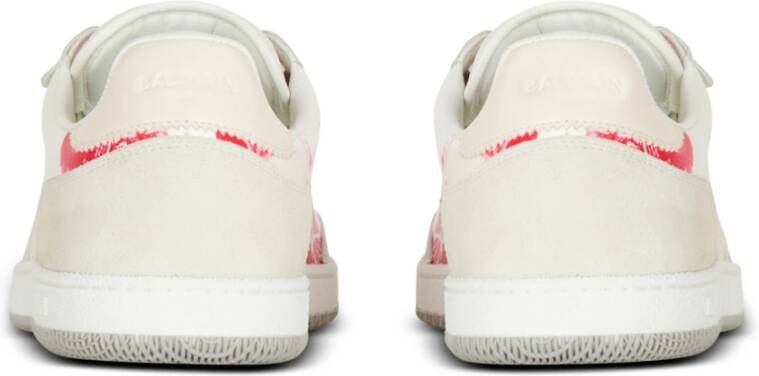 Balmain Kalfsleren Zwaan trainers White Heren