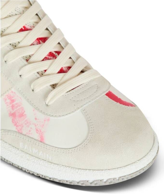 Balmain Kalfsleren Zwaan trainers White Heren