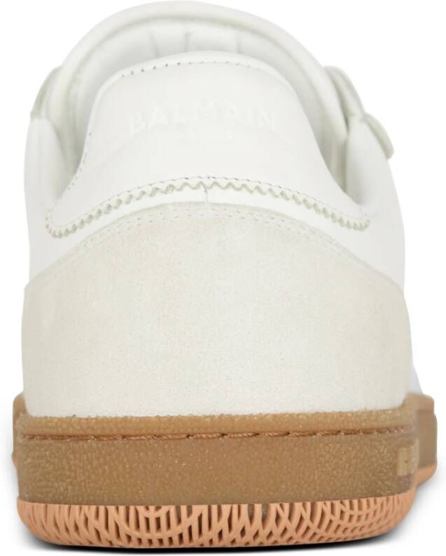 Balmain Kalfsleren Zwaan trainers White Heren