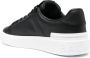 Balmain Lage Court Sneakers met Logo Patch Black Heren - Thumbnail 3