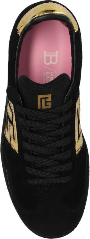 Balmain Lage Top Lace sportschoenen Black Dames