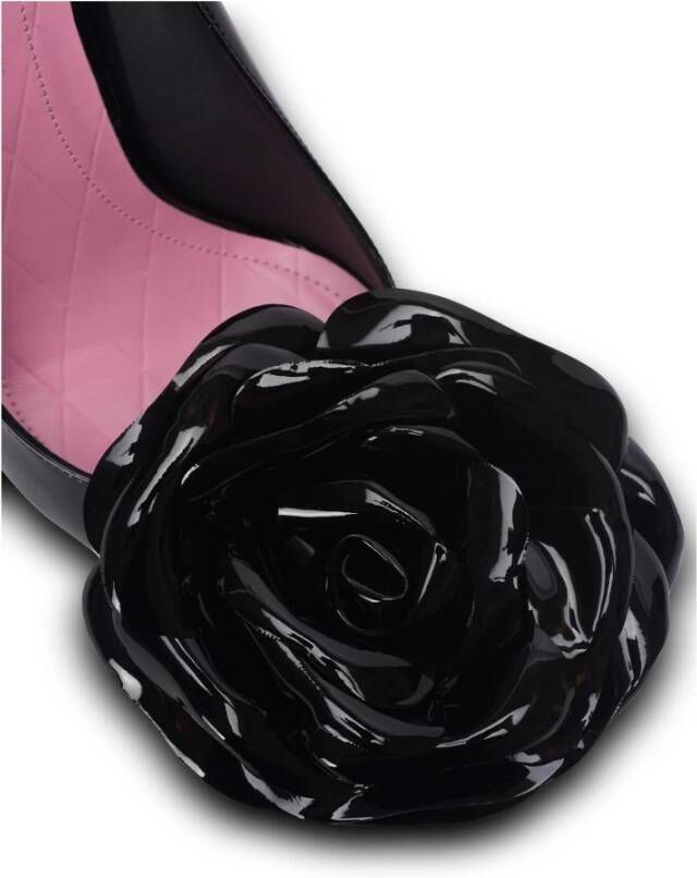 Balmain Lakleren Ruby pumps met bloemendetail Black Dames