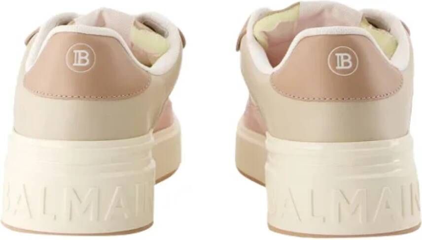 Balmain Leather sneakers Pink Dames