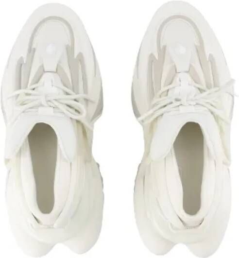 Balmain Leather sneakers White Dames