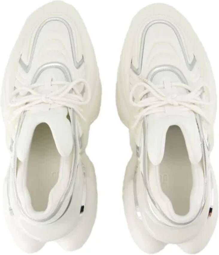 Balmain Leather sneakers White Dames