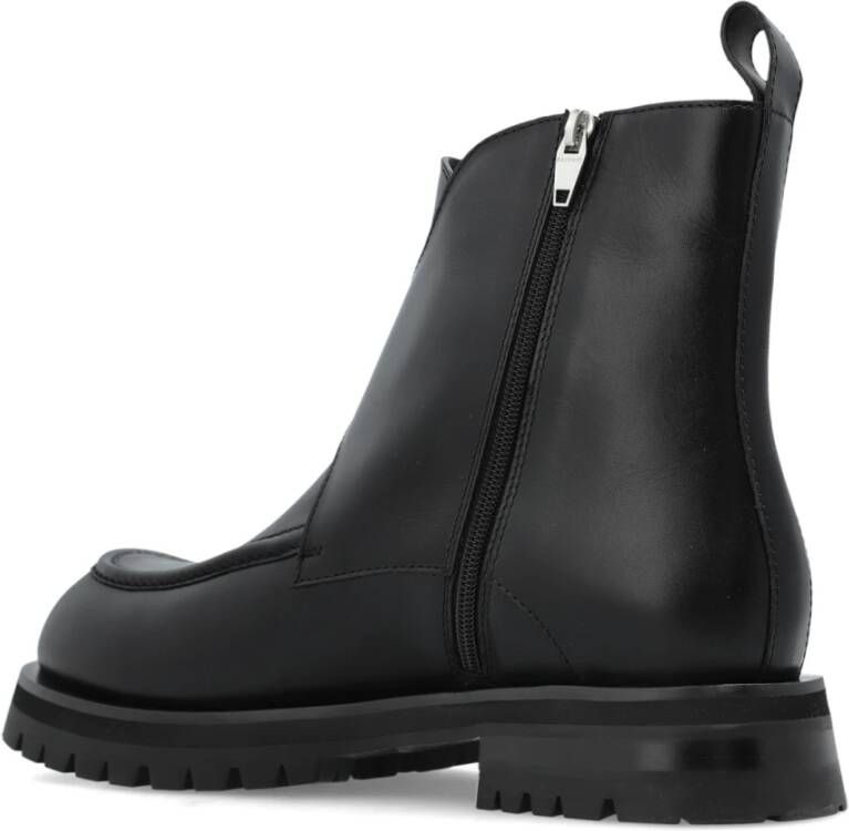 Balmain Leren schoenen Black Heren