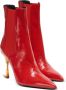 Balmain Moneta leren enkellaarzen Red Dames - Thumbnail 3