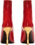 Balmain Moneta leren enkellaarzen Red Dames - Thumbnail 4