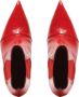 Balmain Moneta leren enkellaarzen Red Dames - Thumbnail 5