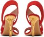 Balmain Moneta Suède Sandalen Red Dames - Thumbnail 3