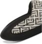 Balmain Gewatteerde leren B-It muiltjes met monogramprint Zwart Dames - Thumbnail 6