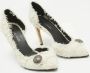 Balmain Pre-owned Fabric heels White Dames - Thumbnail 3