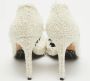 Balmain Pre-owned Fabric heels White Dames - Thumbnail 4