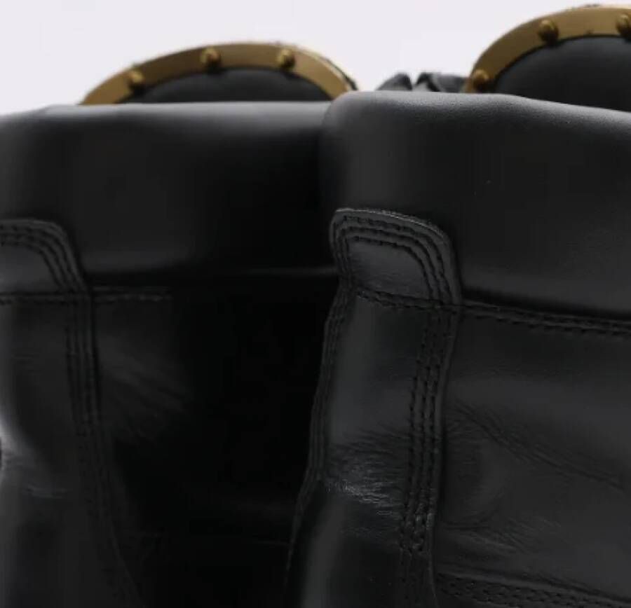 Balmain Pre-owned Leather boots Black Dames