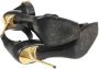 Balmain Pre-owned Leather sandals Black Dames - Thumbnail 4