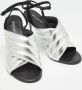 Balmain Pre-owned Leather sandals Gray Dames - Thumbnail 3