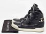 Balmain Pre-owned Leather sneakers Black Heren - Thumbnail 9