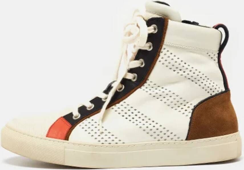 Balmain Pre-owned Leather sneakers Multicolor Dames