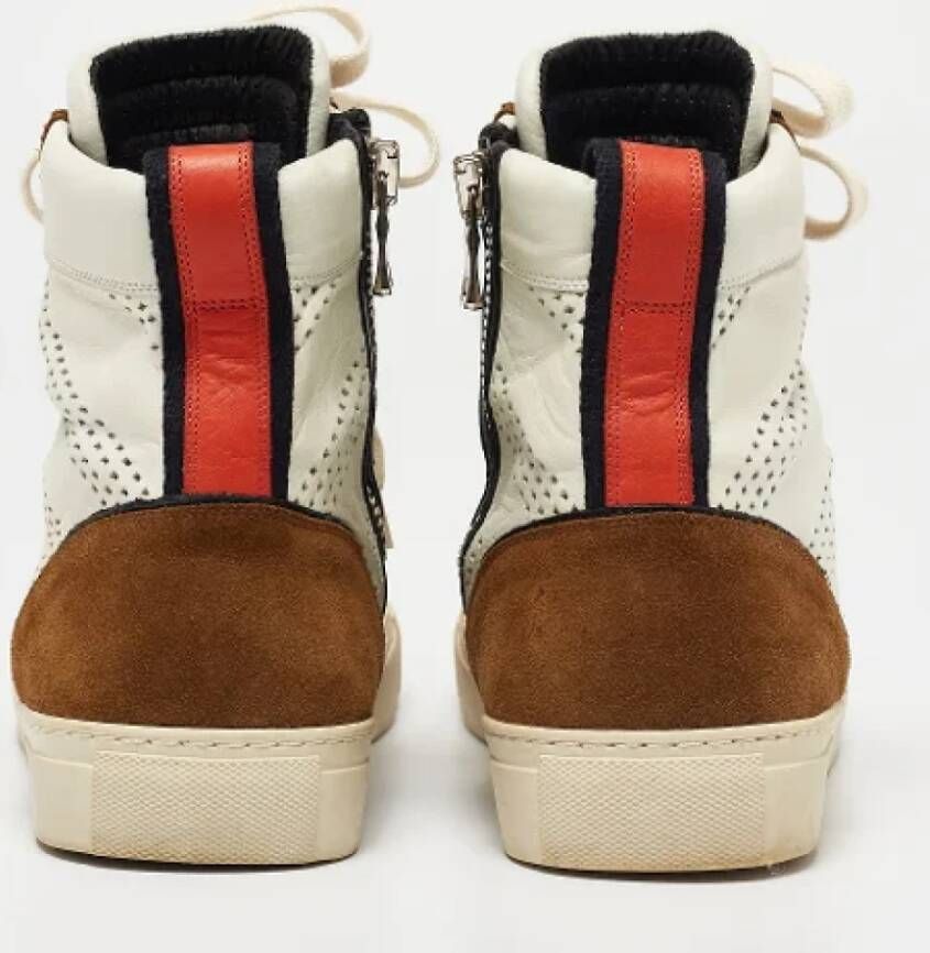 Balmain Pre-owned Leather sneakers Multicolor Dames