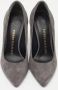 Balmain Pre-owned Suede heels Gray Dames - Thumbnail 3