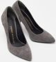 Balmain Pre-owned Suede heels Gray Dames - Thumbnail 4