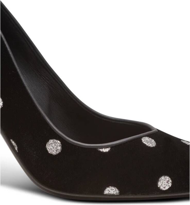 Balmain Ruby High Heels met Polka Dots Black Dames