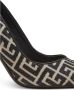 Balmain Ruby stiletto's met jacquard monogram Black Dames - Thumbnail 7