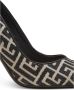 Balmain Ruby stiletto's met jacquard monogram Black Dames - Thumbnail 7