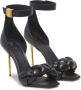 Balmain Zwarte Gevlochten Hoge Hak Pumps Black Dames - Thumbnail 2