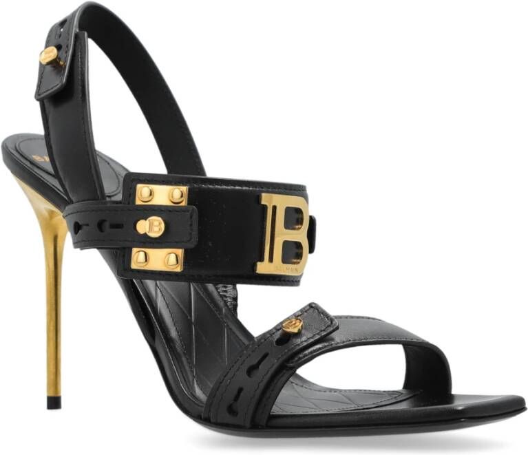 Balmain Sandaletten met hak Black Dames