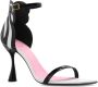 Balmain Eden sandalen in tweekleurig leer Black Dames - Thumbnail 14