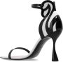 Balmain Eden sandalen in tweekleurig leer Black Dames - Thumbnail 15