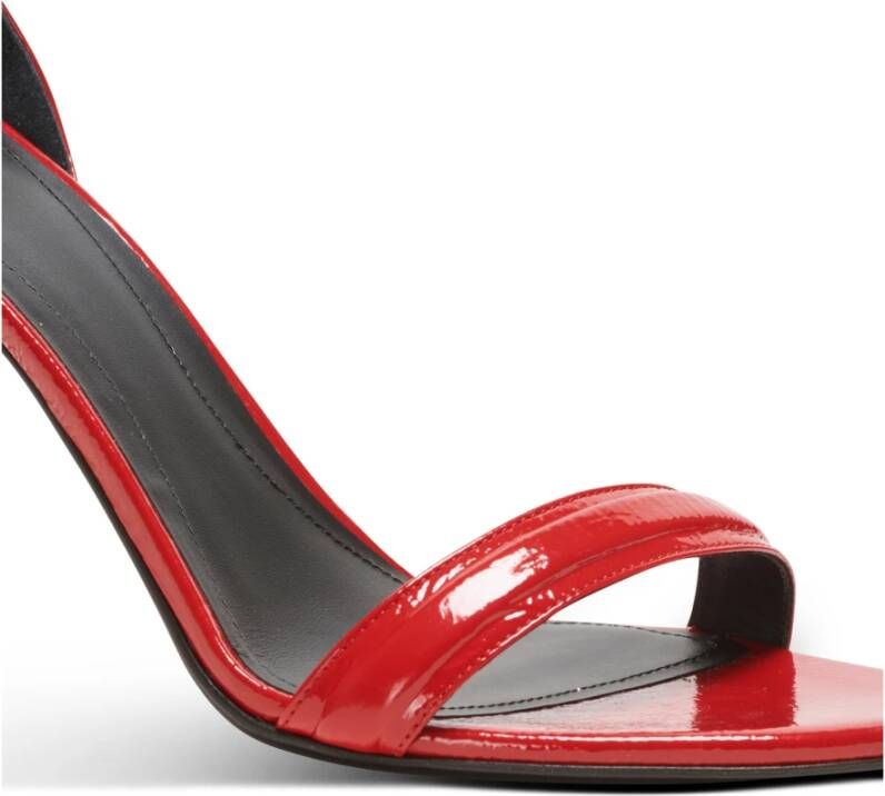 Balmain Moneta patent leather sandals Rood Dames