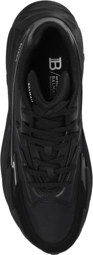 Balmain Sneakers Run-Row Black Heren