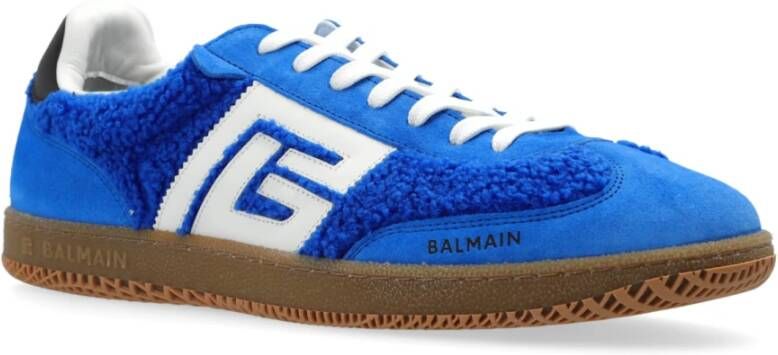 Balmain Sneakers Swan Blue Heren