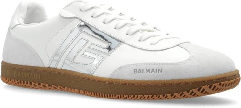 Balmain Sneakers Swan White Heren