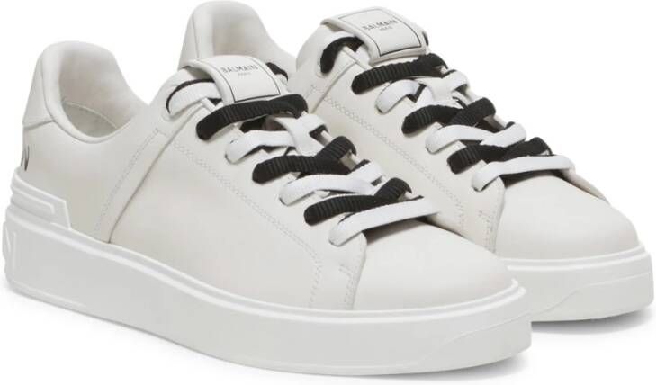 Balmain B-Court leren sneakers Wit Dames