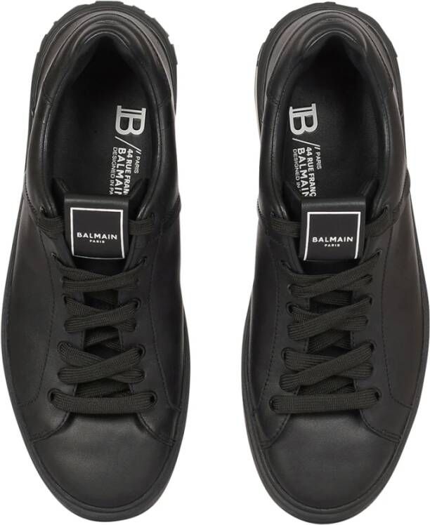 Balmain B-Court leather trainers Zwart Heren